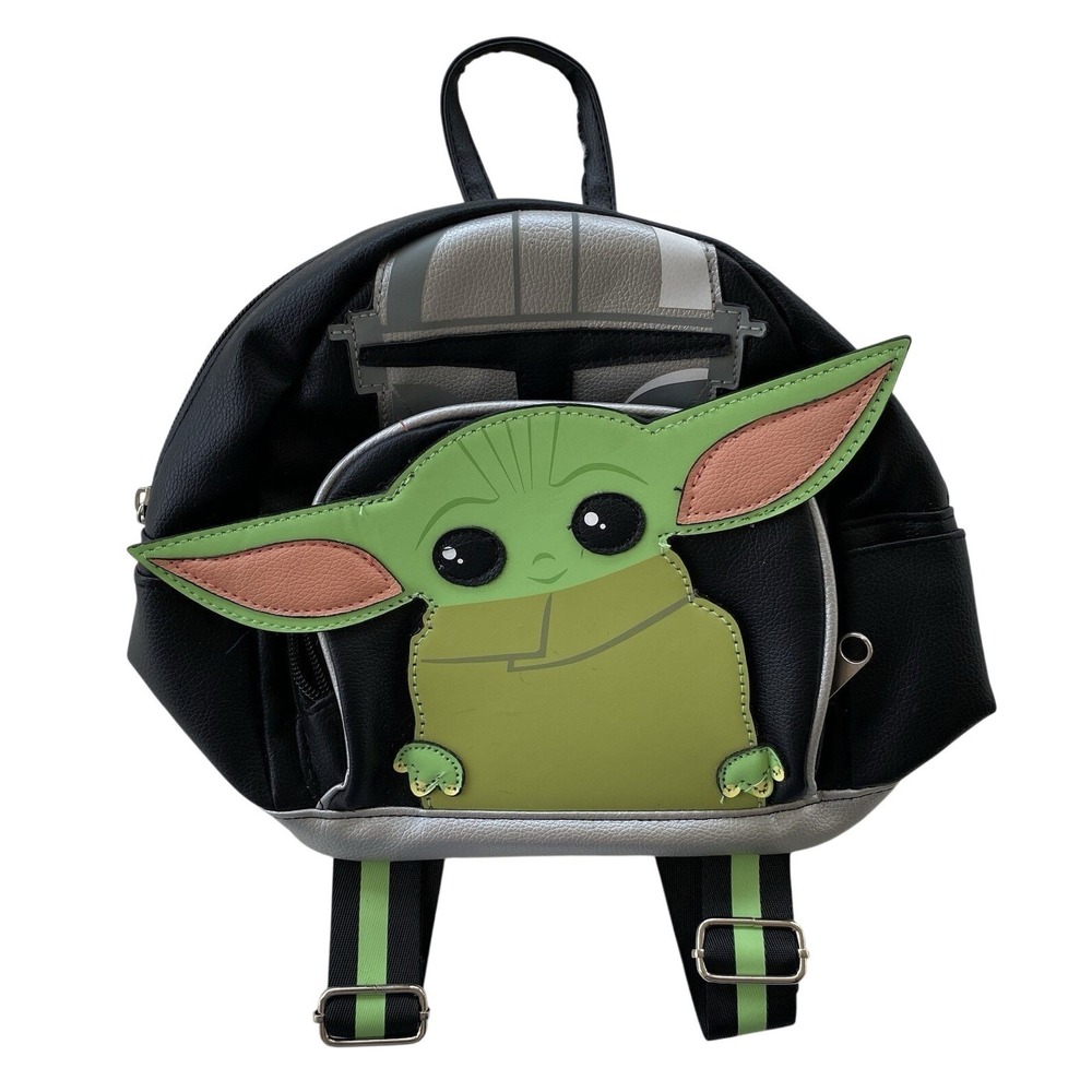 Disney Star Wars Mandalorian The Child Baby‎ Yoda Grogu Mini Backpack Bag